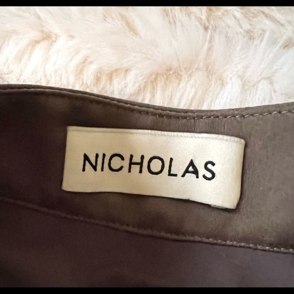 NWOT Nicholas MIDI PENCIL SKIRT W/DOUBLE-SLIT $425 size 4 - Picture 6 of 9